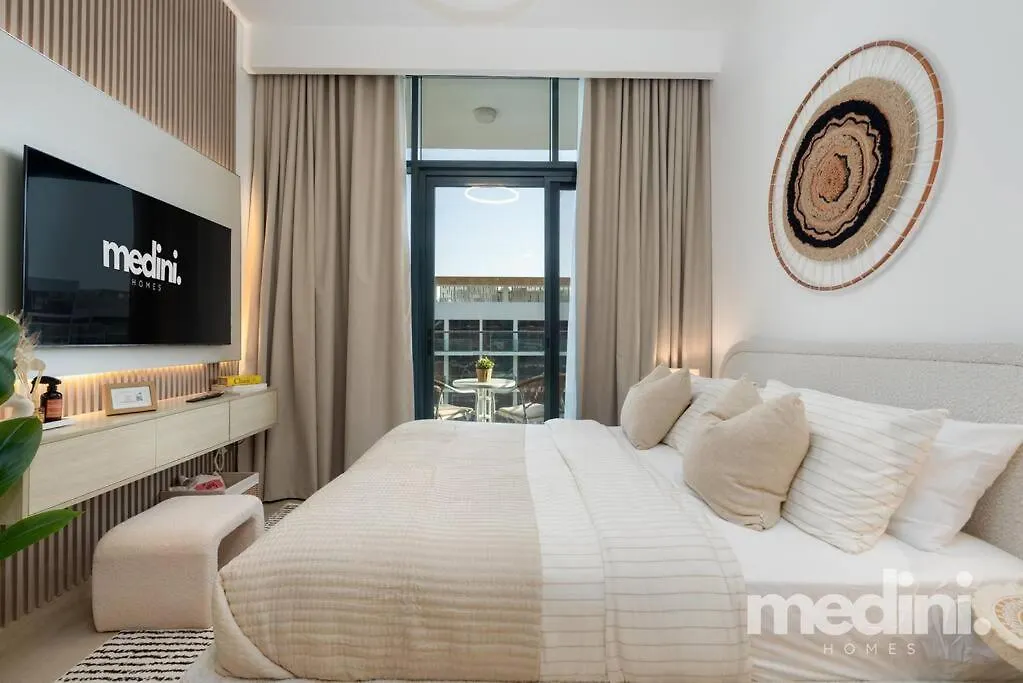 12Min From Burj Khalifa - Studio - Azizi Riviera Dubai 0*,