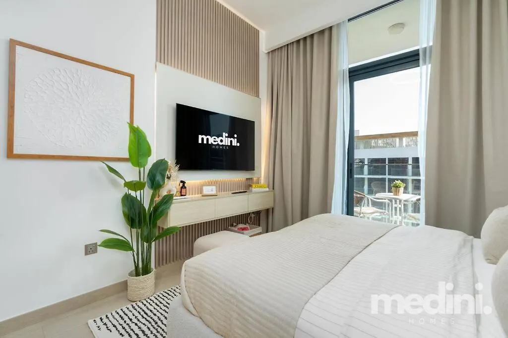 12Min From Burj Khalifa - Studio - Azizi Riviera Dubai