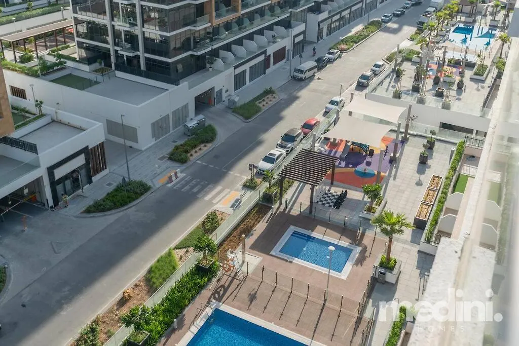 12Min From Burj Khalifa - Studio - Azizi Riviera Dubai