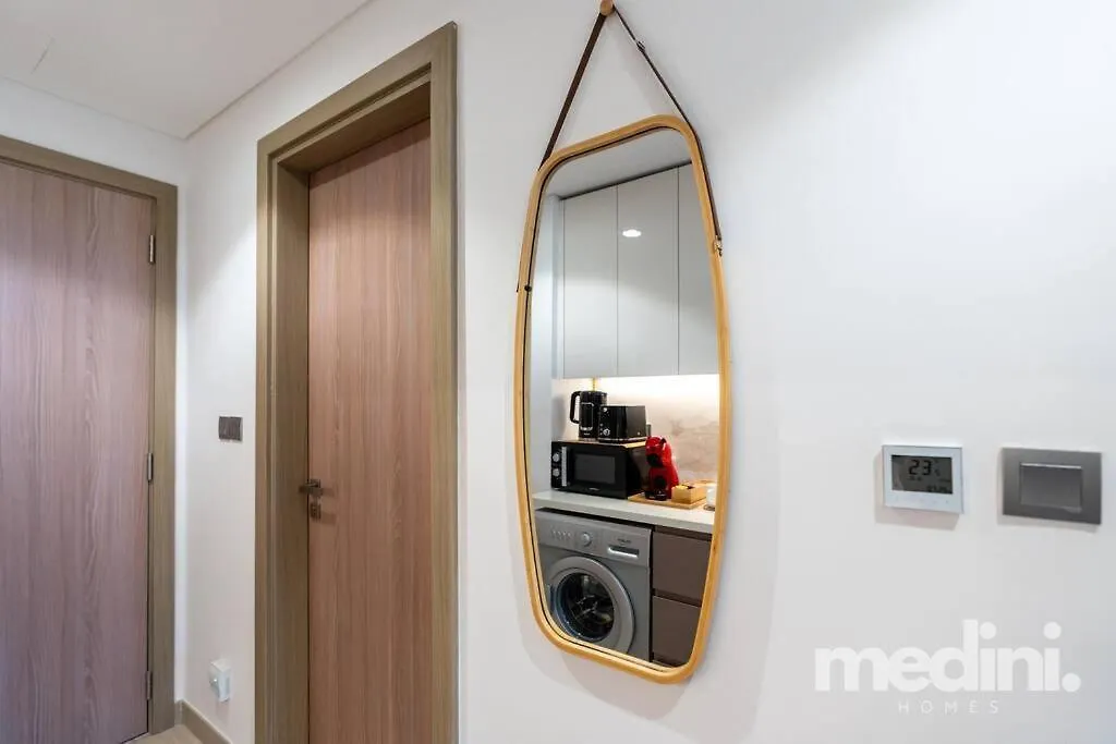 Apartment 12Min From Burj Khalifa - Studio - Azizi Riviera Dubai